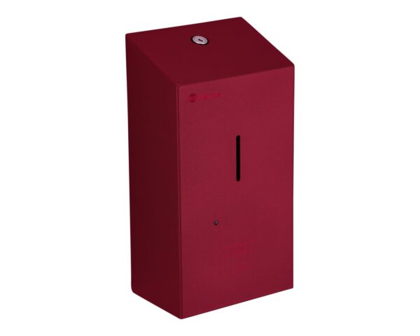 Bezdotykowy automatyczny dozownik mydła w pianie MERIDA STELLA AUTOMATIC RED LINE na jednorazowe wkłady 1000 g, czerwony Bezdotykowy automatyczny dozownik mydła w pianie MERIDA STELLA AUTOMATIC RED LINE na jednorazowe wkłady 1000 g, czerwony