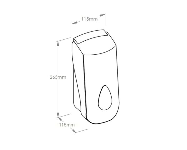 Dozownik mydła w pianie UNIQUE SILVER SPARK Dozownik mydła w pianie UNIQUE SILVER SPARK