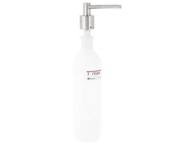 Dozownik mydła w płynie blatowy WALEC, pojemność zbiornika 1000 ml, matowy Dozownik mydła w płynie blatowy WALEC, pojemność zbiornika 1000 ml, matowy