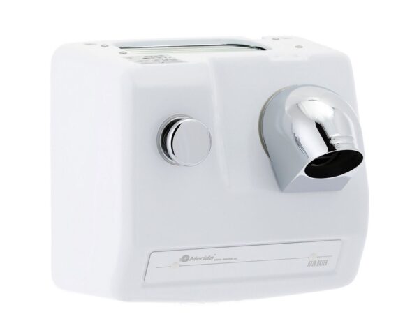 Suszarka do włosów MERIDA BASENOWA, obudowa żeliwna, emaliowana, biała Suszarka do włosów MERIDA BASENOWA, obudowa żeliwna, emaliowana, biała