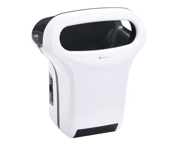 Suszarka kieszeniowa do rąk MERIDA EXP'AIR, aluminium, biała Suszarka kieszeniowa do rąk MERIDA EXP'AIR, aluminium, biała