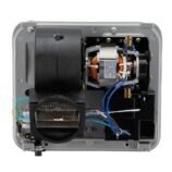 Suszarka do rąk MERIDA STARFLOW PLUS z przyciskiem, czarna z powłoką AFP