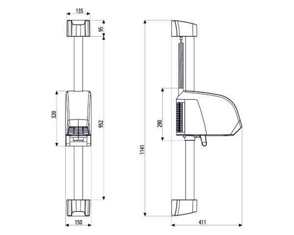 Suszarka do włosów MERIDA NEPTUNE BASENOWA, czerwona Suszarka do włosów MERIDA NEPTUNE BASENOWA, czerwona