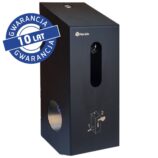 Pojemnik na dwie rolki papieru toaletowego, MERIDA STELLA BLACK LINE