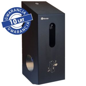 Pojemnik na dwie rolki papieru toaletowego, MERIDA STELLA BLACK LINE