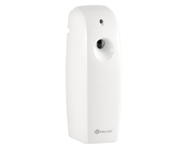 Elektroniczny odświeżacz powietrza LCD z programatorem, tworzywo ABS, biały Elektroniczny odświeżacz powietrza LCD z programatorem, tworzywo ABS, biały