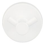 Wieszak podwójny MERIDA STELLA WHITE LINE, biały