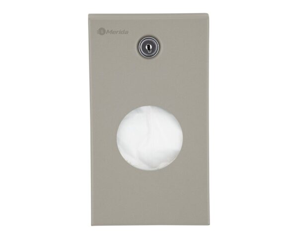 Pojemnik na torebki higieniczne MERIDA STELLA STONE GREY LINE, szary kamienny Pojemnik na torebki higieniczne MERIDA STELLA STONE GREY LINE, szary kamienny