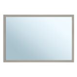 Lustro w ramie metalowej - szarej kamiennej MERIDA STELLA STONE GREY LINE, 40 x 60 cm