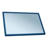 Lustro w ramie metalowej - niebieskiej MERIDA STELLA BLUE LINE, 40 x 60 cm