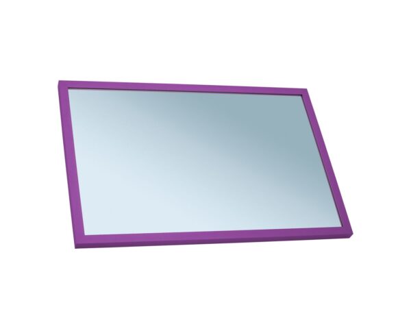 Lustro w ramie metalowej - fioletowej MERIDA STELLA VIOLET LINE, 40 x 60 cm Lustro w ramie metalowej - fioletowej MERIDA STELLA VIOLET LINE, 40 x 60 cm