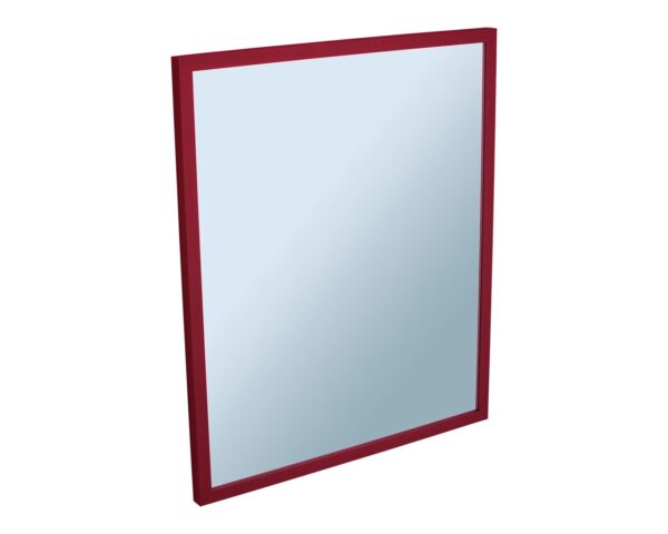 Lustro w ramie metalowej - czerwonej MERIDA STELLA RED LINE, 50 x 60 cm Lustro w ramie metalowej - czerwonej MERIDA STELLA RED LINE, 50 x 60 cm