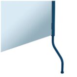 Lustro uchylne w oprawie niebieskiej matowej z uchwytem ułatwiającym regulację kąta nachylenia MERIDA STELLA BLUE LINE, 50 x 60 cm