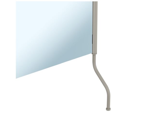 Lustro uchylne w oprawie szarej kamiennej matowej z uchwytem ułatwiającym regulację kąta nachylenia MERIDA STELLA STONE GREY LINE, 50 x 60 cm Lustro uchylne w oprawie szarej kamiennej matowej z uchwytem ułatwiającym regulację kąta nachylenia MERIDA STELLA STONE GREY LINE, 50 x 60 cm