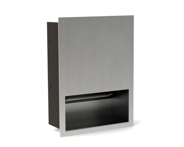 Wnękowy pojemnik na ręczniki papierowe MERIDA DRAGON, stal matowa Wnękowy pojemnik na ręczniki papierowe MERIDA DRAGON, stal matowa