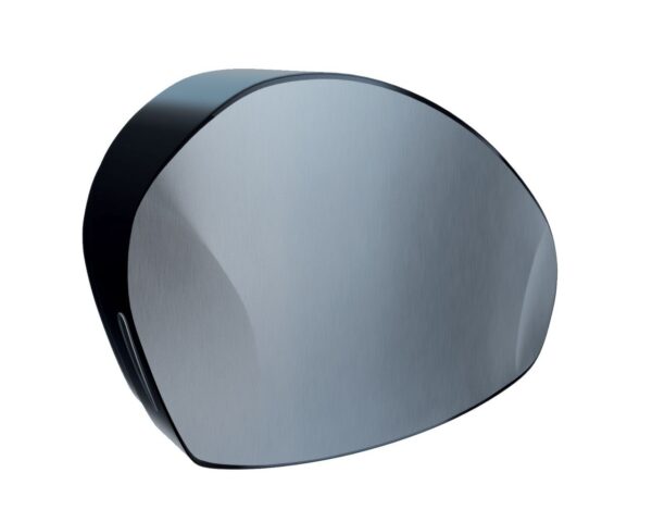 Pojemnik na papier toaletowy MERIDA MERCURY, max. śr. 20 cm, uchwyt na resztkę rolki, CZARNY