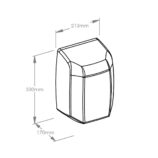 Suszarka do rąk MERIDA MACHFLOW, biała