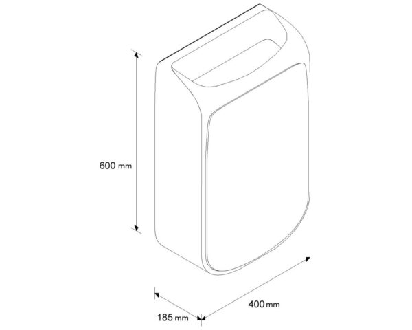 Kosz otwarty wiszący MERIDA MERCURY, poj. 25 l, CZARNY Kosz otwarty wiszący MERIDA MERCURY, poj. 25 l, CZARNY
