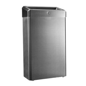 Kosz otwarty MERIDA INOX DESIGN -TEXTURE, poj. 27 l