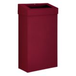 Kosz na odpady otwarty MERIDA STELLA SLIM RED LINE, pojemność 27 l, czerwony
