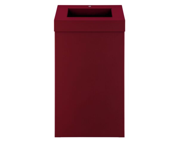 Kosz na odpady otwarty MERIDA STELLA RED LINE, pojemność 45 l, czerwony Kosz na odpady otwarty MERIDA STELLA RED LINE, pojemność 45 l, czerwony
