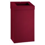 Kosz na odpady otwarty MERIDA STELLA RED LINE, pojemność 45 l, czerwony