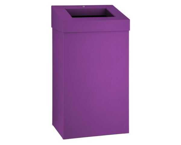Kosz na odpady otwarty MERIDA STELLA VIOLET LINE, pojemność 45 l, filoetowy Kosz na odpady otwarty MERIDA STELLA VIOLET LINE, pojemność 45 l, filoetowy