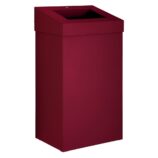 Kosz na odpady otwarty MERIDA STELLA RED LINE, pojemność 45 l, czerwony