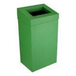 Kosz na odpady otwarty MERIDA STELLA GREEN LINE, pojemność 45 l, zielony