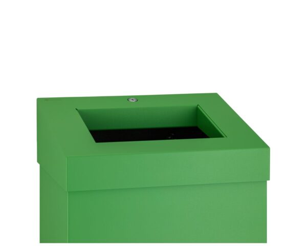 Kosz na odpady otwarty MERIDA STELLA GREEN LINE, pojemność 45 l, zielony Kosz na odpady otwarty MERIDA STELLA GREEN LINE, pojemność 45 l, zielony