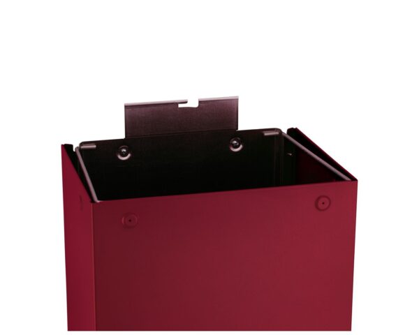 Kosz na odpady otwarty MERIDA STELLA RED LINE, pojemność 45 l, czerwony Kosz na odpady otwarty MERIDA STELLA RED LINE, pojemność 45 l, czerwony