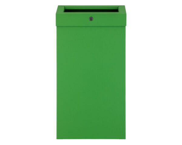 Kosz na odpady otwarty MERIDA STELLA SLIM GREEN LINE COMBO, pojemność 15 l, zielony Kosz na odpady otwarty MERIDA STELLA SLIM GREEN LINE COMBO, pojemność 15 l, zielony