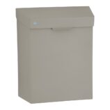 Kosz do damskich toalet MERIDA STELLA STONE GREY LINE 4,5 l, szary kamienny