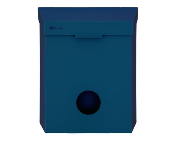 Kosz do damskich toalet MERIDA STELLA BLUE LINE z pojemnikiem na torebki higieniczne, pojemność 4,4 l, niebieski Kosz do damskich toalet MERIDA STELLA BLUE LINE z pojemnikiem na torebki higieniczne, pojemność 4,4 l, niebieski