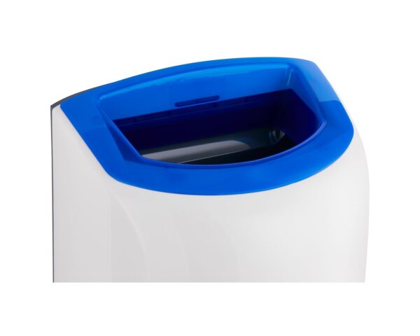 Kosz otwarty wiszący MERIDA TOP, pojemność 40 litrów, tworzywo ABS, biały, kołnierz niebieski Kosz otwarty wiszący MERIDA TOP, pojemność 40 litrów, tworzywo ABS, biały, kołnierz niebieski