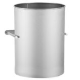 Kosz podblatowy regulowany MERIDA STELLA, pojemność 30 l, stal matowa