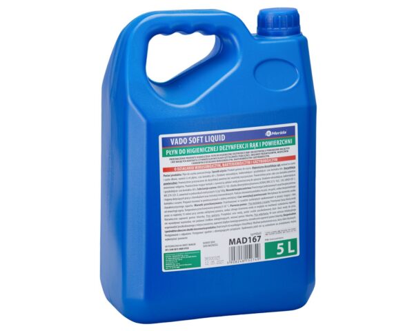 MERIDA VADO SOFT bezalkoholowy płyn do higienicznej dezynfekcji rąk i powierzchni, kanister 5 l