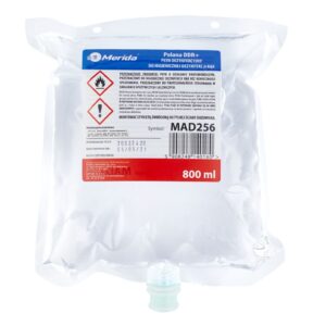 Płyn dezynfekcyjny MERIDA POLANA DDR+ do chirurgicznej i higienicznej dezynfekcji rąk, jednorazowy wkład 800 ml do dozownika MERIDA HARMONY AUTOMATIC