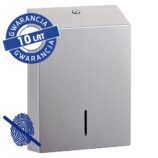 Pojemnik na ręczniki składane MERIDA STELLA SLIM Anti-FingerPrint MAXI, stal matowa z powłoką AFP