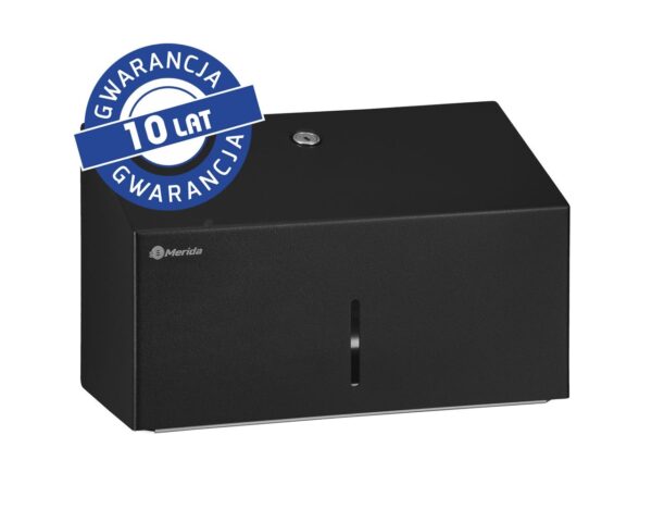 Pojemnik na ręczniki składane MERIDA STELLA BLACK LINE MINI, czarny Pojemnik na ręczniki składane MERIDA STELLA BLACK LINE MINI, czarny