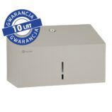 Pojemnik na ręczniki składane MERIDA STELLA STONE GREY LINE MINI, szary kamienny