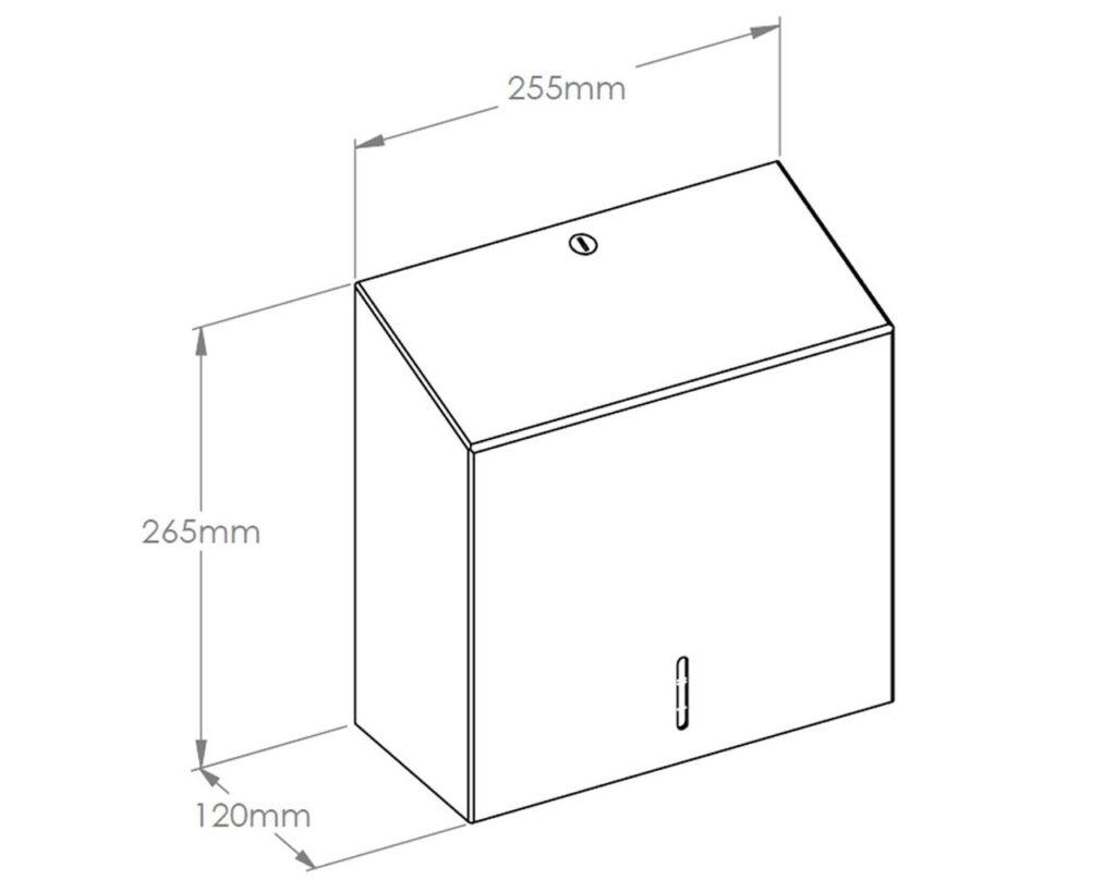 Pojemnik na ręczniki składane MERIDA STELLA BLUE LINE MAXI, niebieski