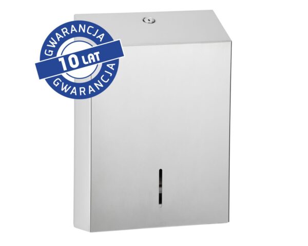 Pojemnik na ręczniki składane MERIDA STELLA SLIM MAXI, stal polerowana