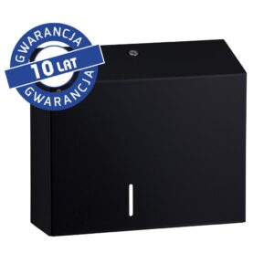 Pojemnik na papier toaletowy MERIDA STELLA BLACK LINE MAXI, średnica papieru do 23 cm, czarny