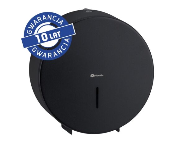 Pojemnik na papier toaletowy MERIDA STELLA BLACK LINE MAXI, średnica papieru do 23 cm, czarny