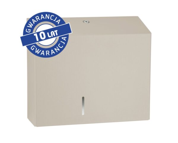 Pojemnik na papier toaletowy MERIDA STELLA DUO SILK GREY LINE z uchwytem na resztkę rolki papieru, średnica papieru do 20 cm, szary jedwabisty