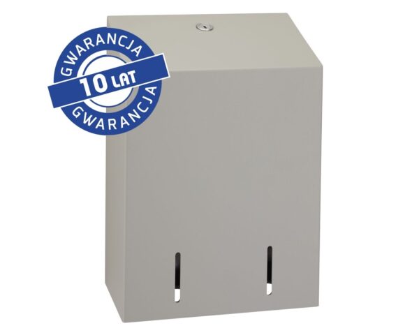 Pojemnik na papier toaletowy w listkach MERIDA STELLA STONE GREY, pojemność do 900 szt., kamienny szary Pojemnik na papier toaletowy w listkach MERIDA STELLA STONE GREY, pojemność do 900 szt., kamienny szary