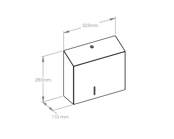 Pojemnik na papier toaletowy MERIDA STELLA DUO Anti-FingerPrint z uchwytem na resztkę rolki papieru, średnica papieru do 20 cm, stal matowa z powłoką AFP Pojemnik na papier toaletowy MERIDA STELLA DUO Anti-FingerPrint z uchwytem na resztkę rolki papieru, średnica papieru do 20 cm, stal matowa z powłoką AFP