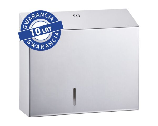 Pojemnik na papier toaletowy MERIDA STELLA DUO z uchwytem na resztkę rolki papieru, średnica papieru do 20 cm, stal polerowana Pojemnik na papier toaletowy MERIDA STELLA DUO z uchwytem na resztkę rolki papieru, średnica papieru do 20 cm, stal polerowana