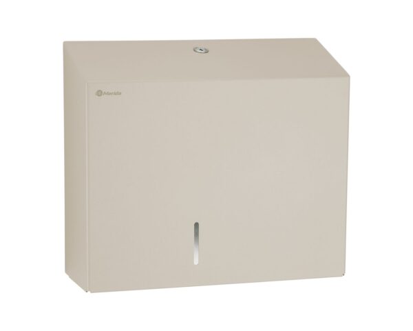 Pojemnik na papier toaletowy MERIDA STELLA DUO SILK GREY LINE z uchwytem na resztkę rolki papieru, średnica papieru do 20 cm, szary jedwabisty Pojemnik na papier toaletowy MERIDA STELLA DUO SILK GREY LINE z uchwytem na resztkę rolki papieru, średnica papieru do 20 cm, szary jedwabisty